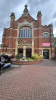 The front of the church